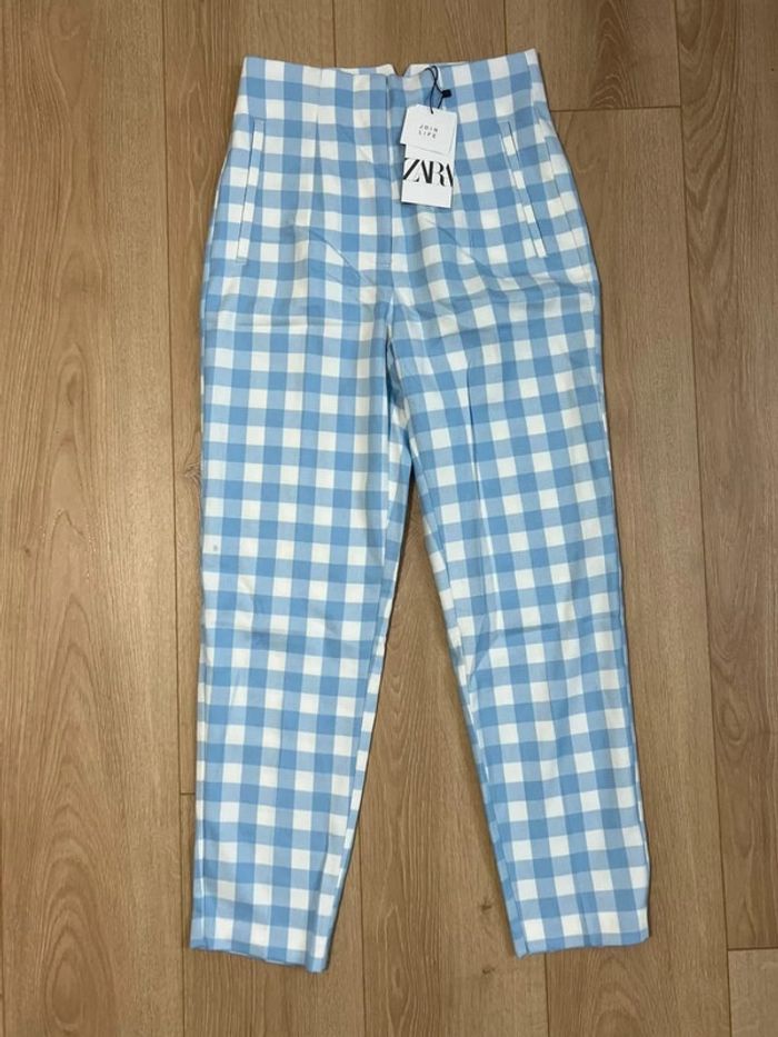 Pantalon à carreaux