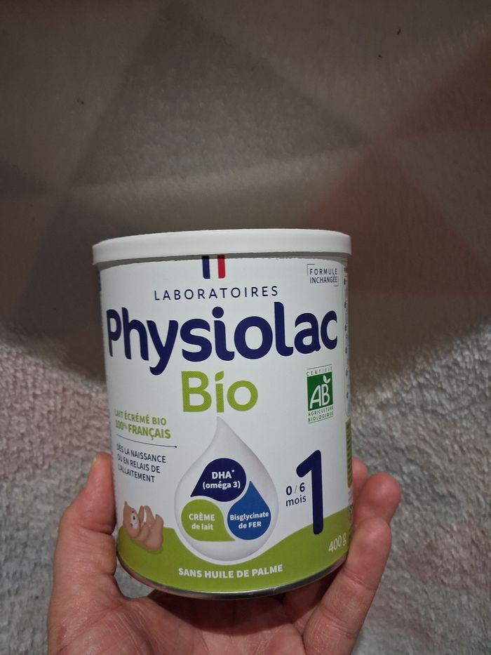 Lait 1er Âge Physiolac Bio