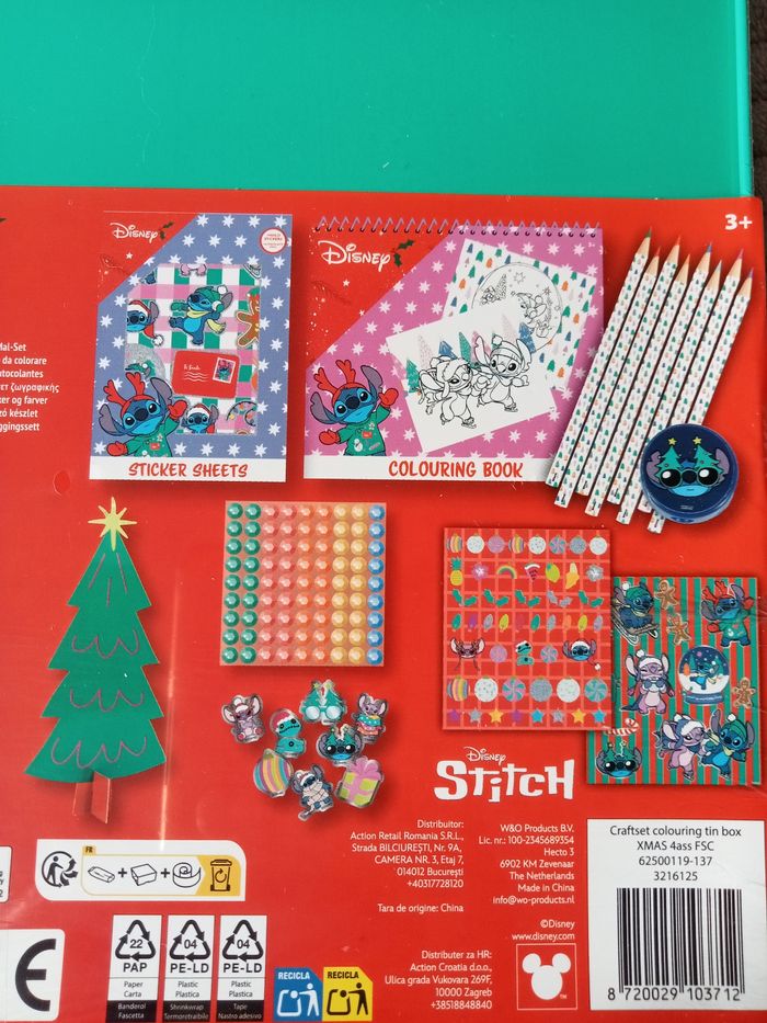 Boite métal plusieurs activités Stitch - photo numéro 4
