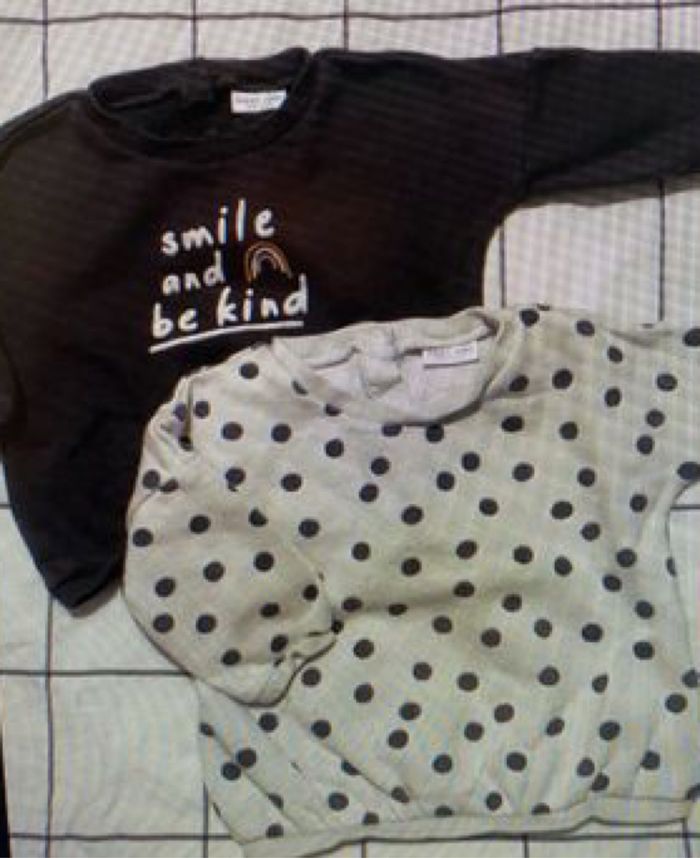 Lot 2 sweats next baby 6 mois