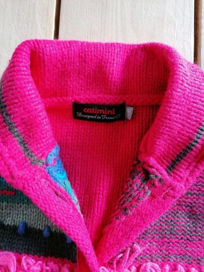 Manteau Gilet Maille Catimini 18 mois - photo numéro 4