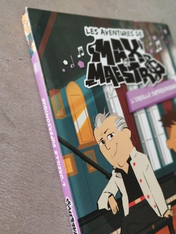 Livre les aventures de Max et maestro - l'oreille supersonique tome 1 - photo numéro 2