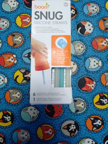 Pailles silicone anti renversement 