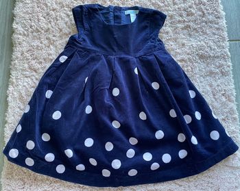 Belle robe en velours Obaïbi 18 mois