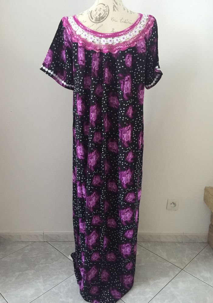 Djellaba noire et violette - photo numéro 2