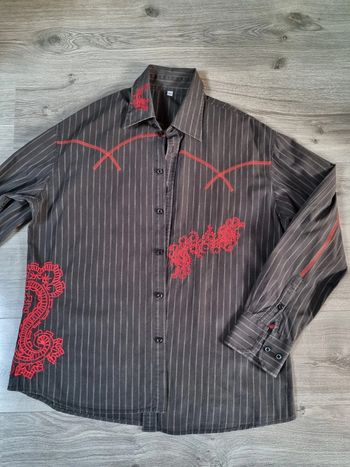 Chemise homme à manches longues T. 41/42