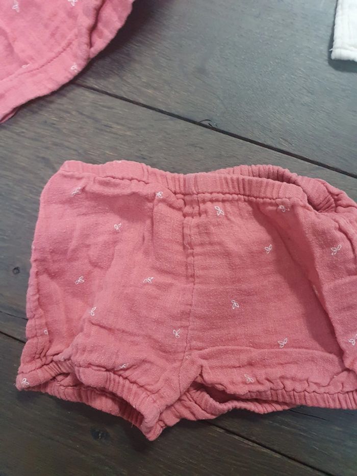 Lot de vêtements gaz de coton fille 12 mois - photo numéro 10