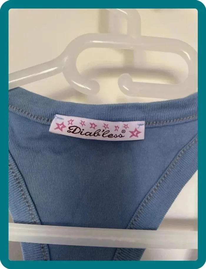 Débardeur bleu - photo numéro 2