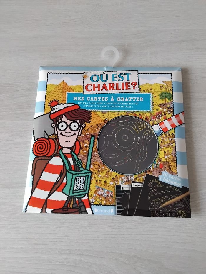 Cartes à gratter "Où est Charlie"