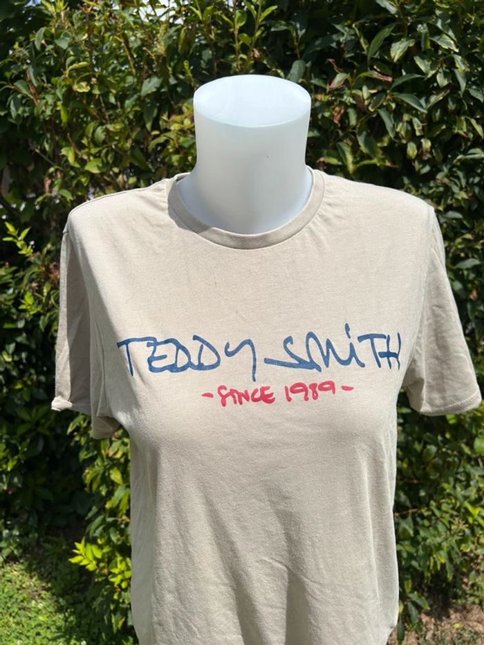 🧥 T-shirt Teddy Smith beige 🧥 - photo numéro 6