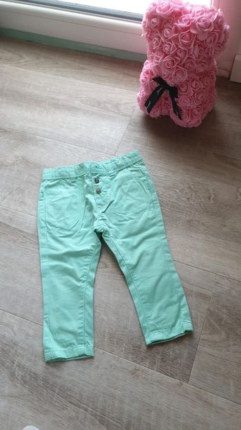Pantalon leger vert menthe 6m