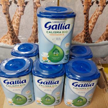 Lot de 7 boîtes de lait Gallia 3