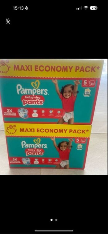 Pampers baby dry pants taille 5(12-17) kg