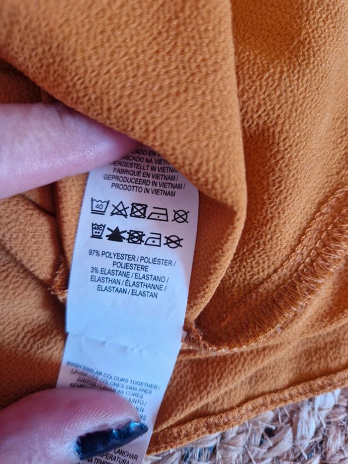 Blouse chemisier moutarde manches 3/4 Primark 🌻 Taille 36🌻 - photo numéro 3