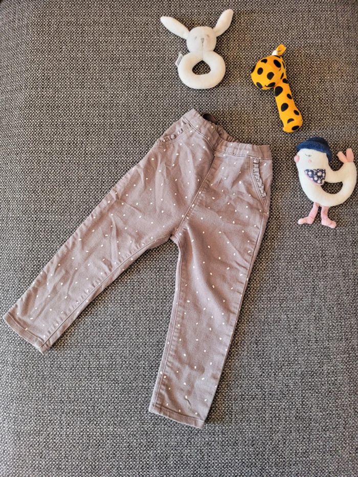 Pantalon en tissu fille H&M 98 cm - photo numéro 2