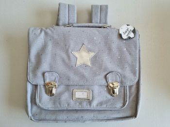 Cartable gris avec étoiles Maison du Monde neuf