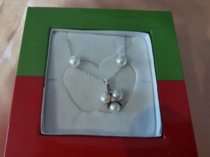 Collier. Perles d'eau douce. Apple & Cherry - photo numéro 7