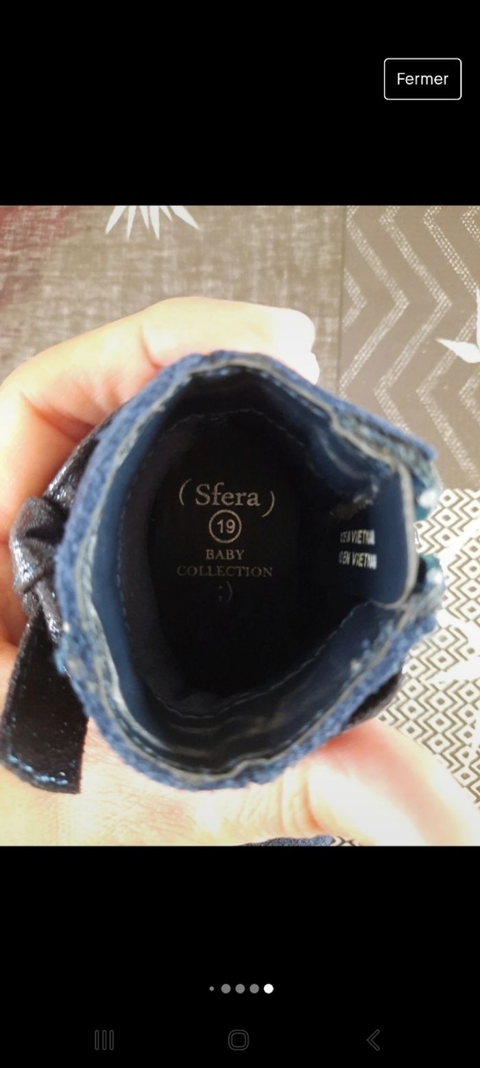 Bottines fille T.19 - photo numéro 4