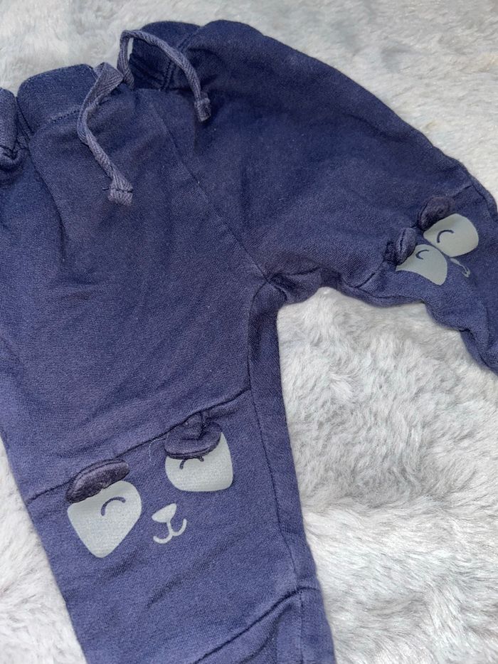 Bas de jogging bleu foncé - 3 mois - Pat et Ripaton - photo numéro 2