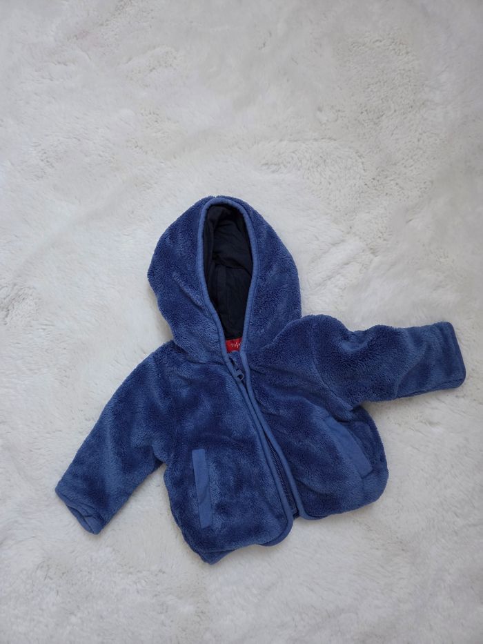 Gilet chaud bleu tisaia 3mois