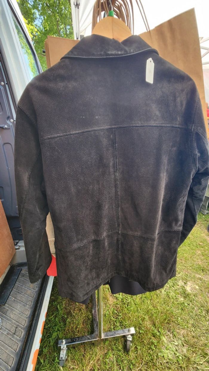 Joli blouson/veste en daim véritable femme taille 42 - photo numéro 5