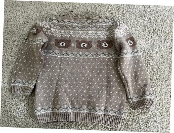 Ensemble 3 pièces pull pantalon chemise taille 18-24 mois C&A - photo numéro 5