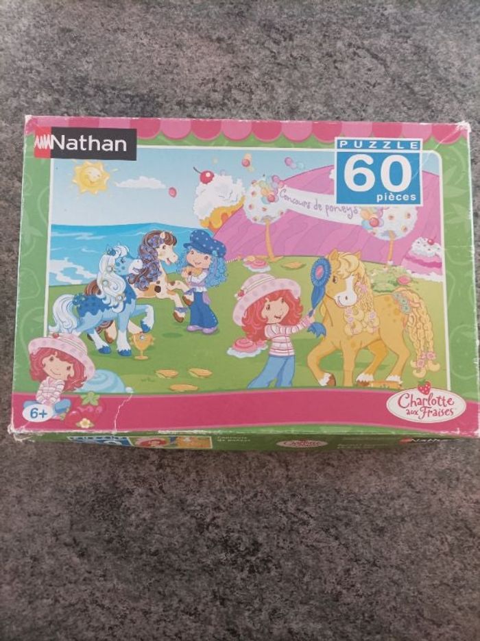 Puzzle charlotte aux fraises