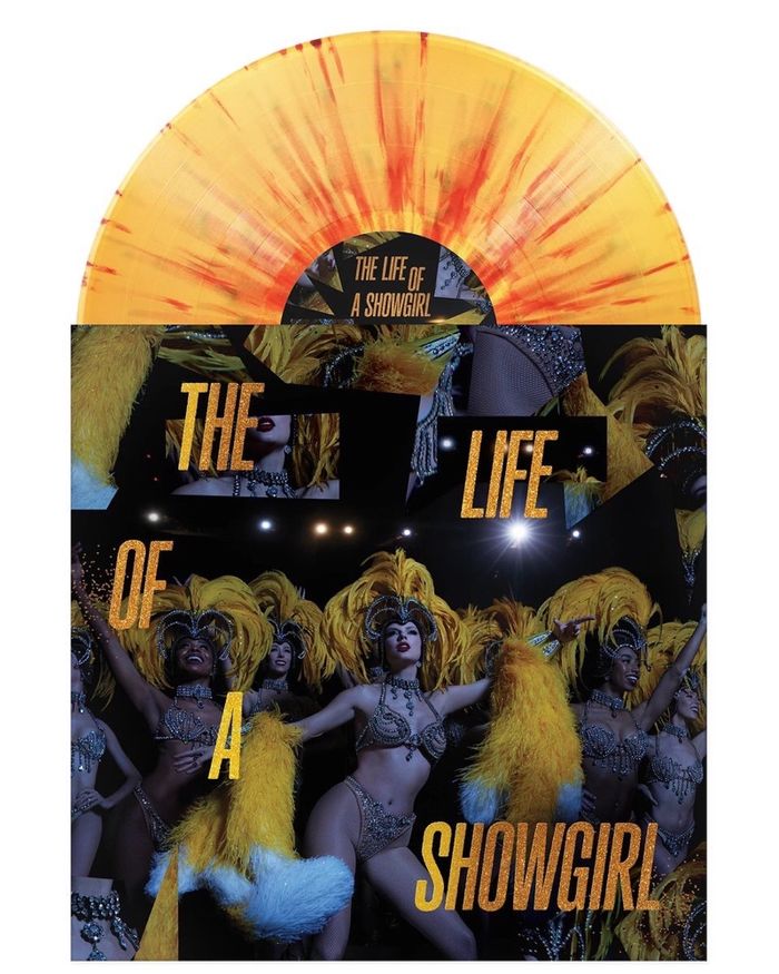 Taylor Swift The Life Of A Showgirl vinyle jaune orange