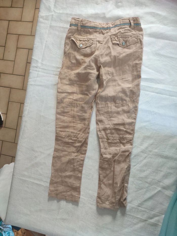 Pantalon lin garçon - photo numéro 3
