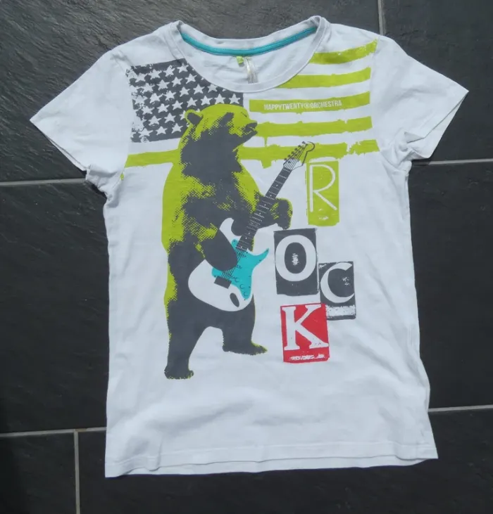 Joli tee-shirt "rock" garçon 10 ans (140 cm)