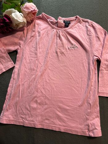 Haut rose à manche longue