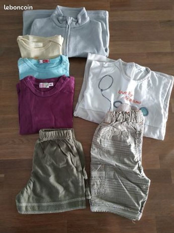 Lot vêtements garçon 18 mois été (7 pièces)