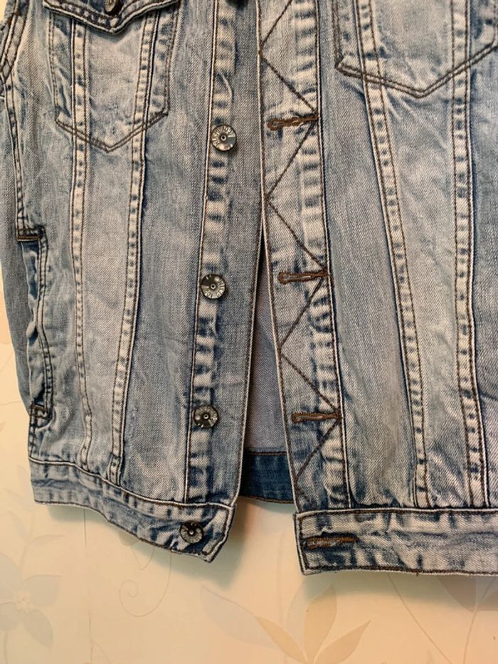 Veste en jeans sans manches - photo numéro 3