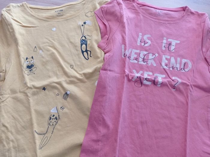 Lot de deux t-shirt 8 ans Kiabi - photo numéro 2