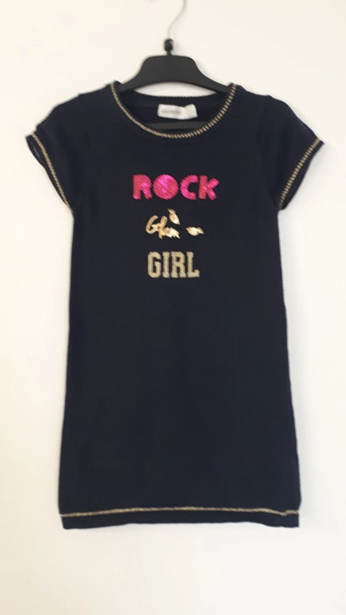 Robe hiver MC 6 ans a sequins et pailettes - photo numéro 2