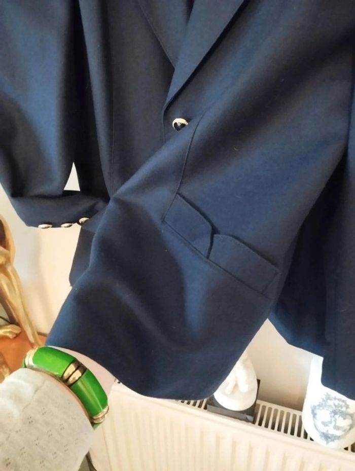 💞 Ensemble Vintage Blazer & Jupe Pure Laine T42/44💞 - photo numéro 16