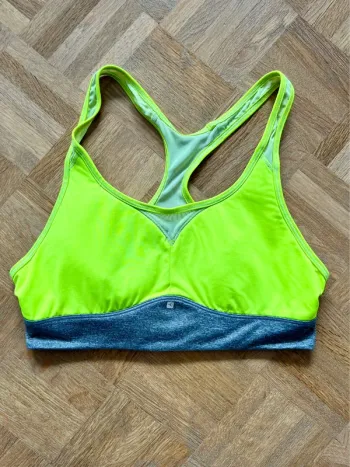 Brassière jaune fluo