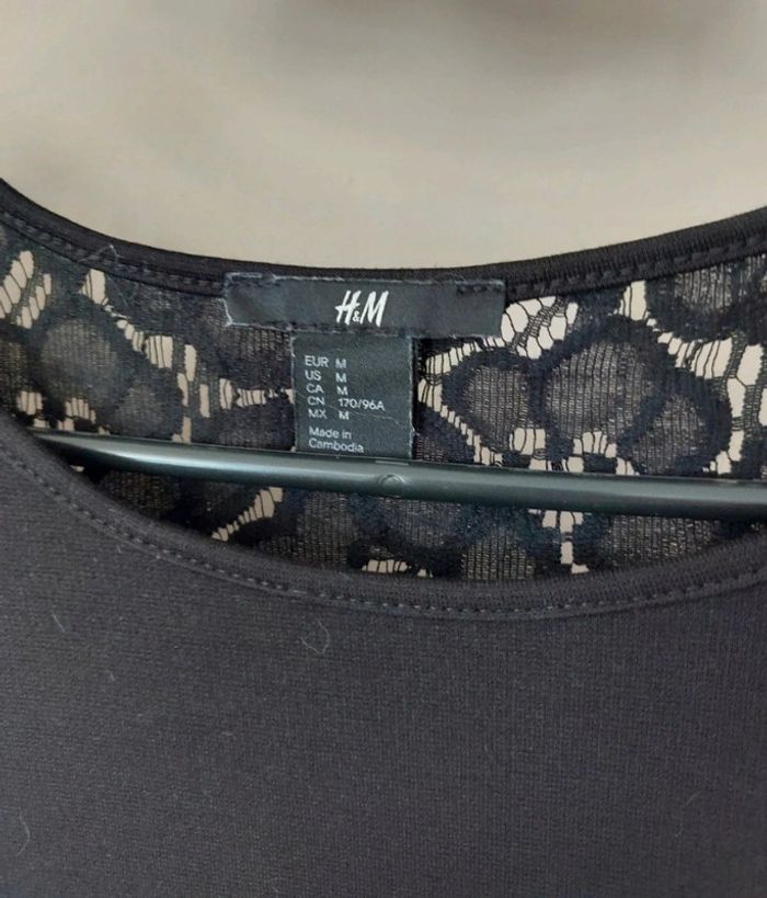 Robe sexy dentelle h&m t M - photo numéro 3