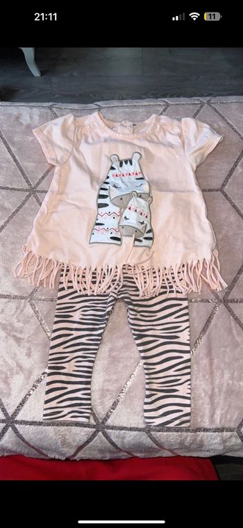 Ensemble fille 6 mois