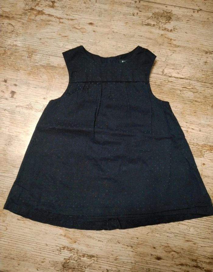 Jolie robe marine été fille 3 mois
