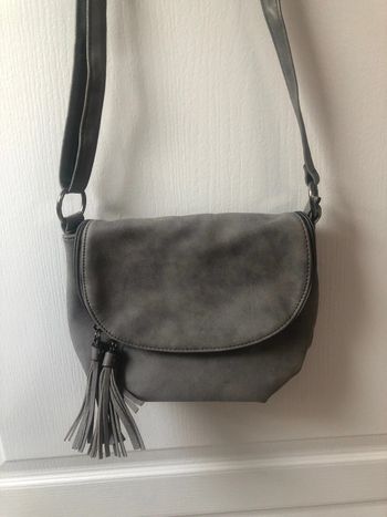 Sac bandoulière gris