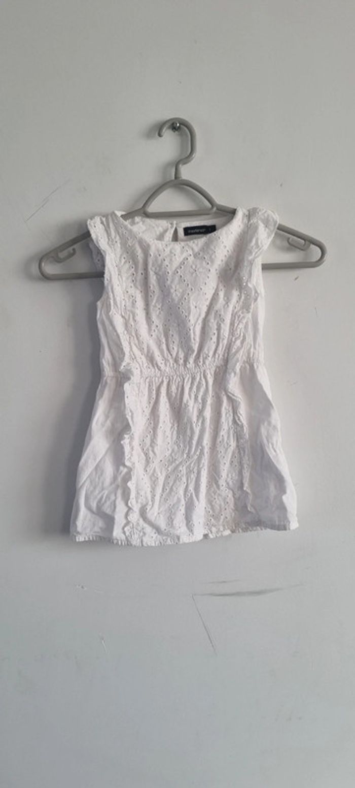 Robe blanche 3 ans