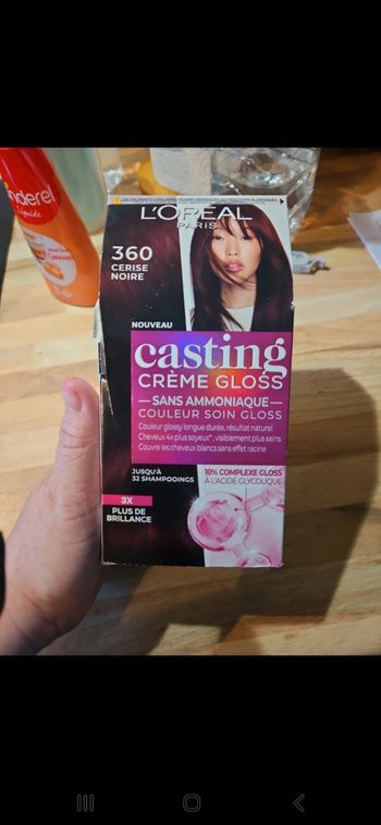 Couleur cheveux L'Oréal cerise noire neuf