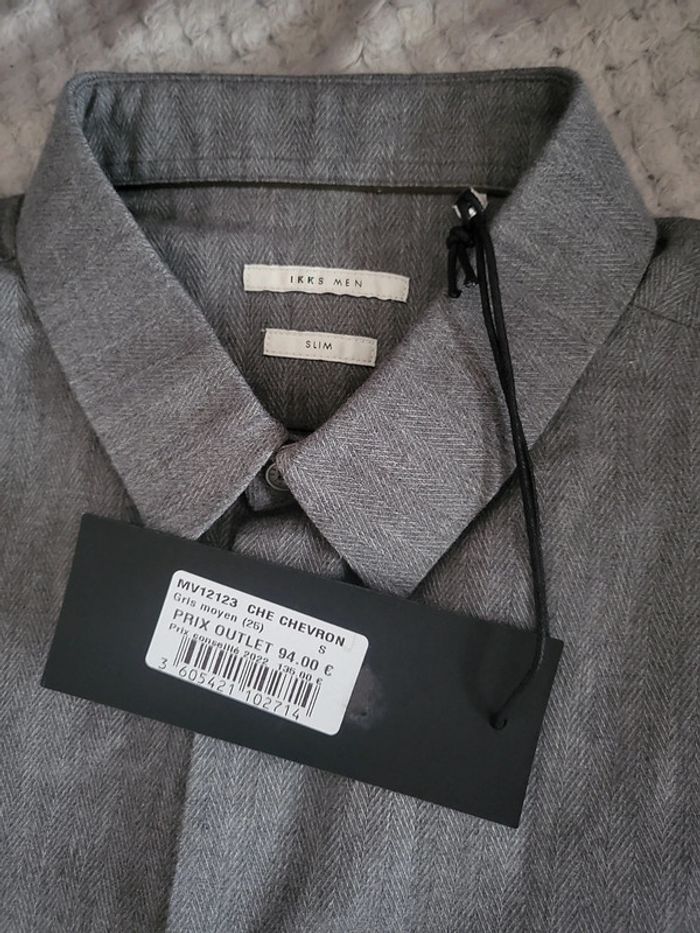Chemise slim neuve IKKS taille S - photo numéro 2