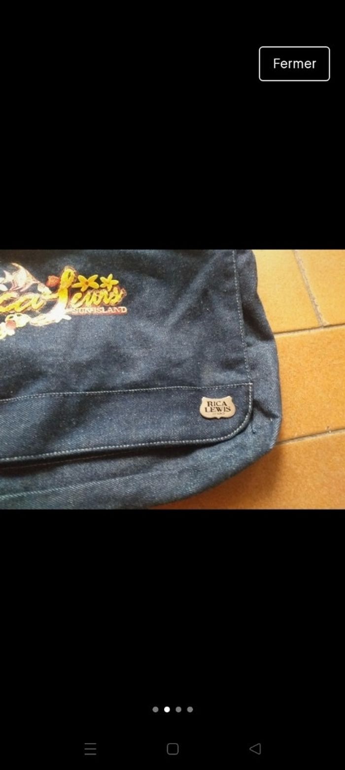 Sacoche en jean Rica Lewis - photo numéro 2