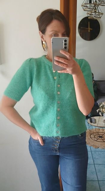 Gilet vert menthe TU 36-40