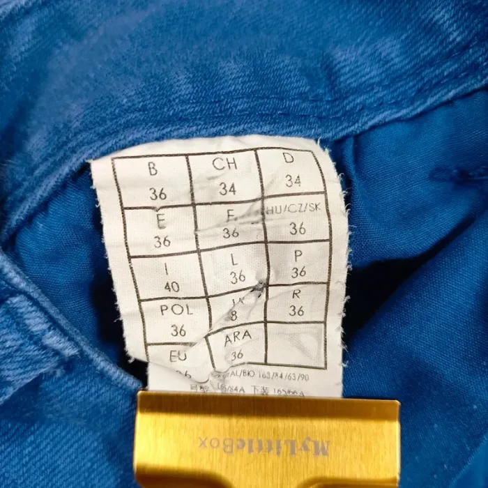 Short bleu vif Promod taille 36 – casual chic – revers et poches plaquées A1059 - photo numéro 8