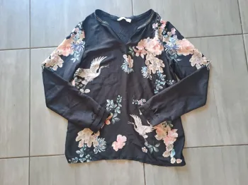 Blouse floral héron Promod