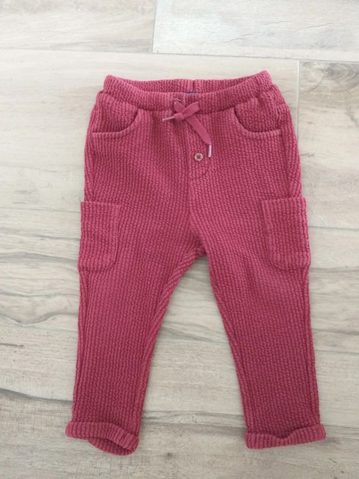 Pantalon kiabi garçon 18 mois bordeaux