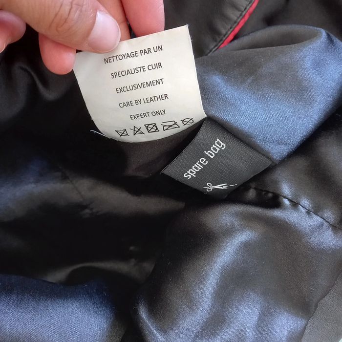 Veste cuir noire mi-longue Forestland 36 38 - photo numéro 8